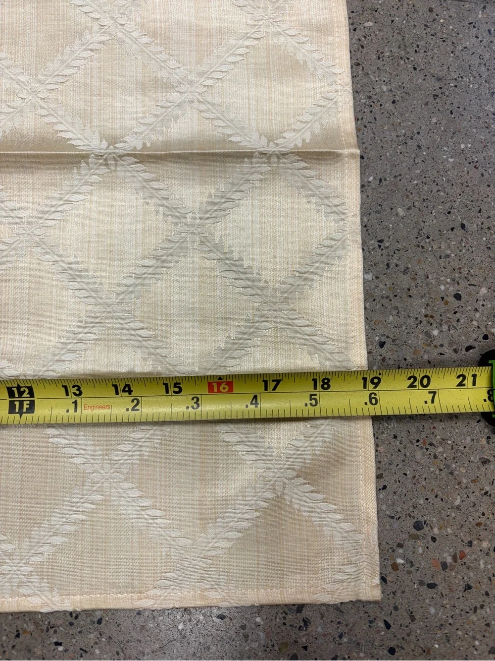 Lenox Ivory Diamond Jacquard Table Napkin